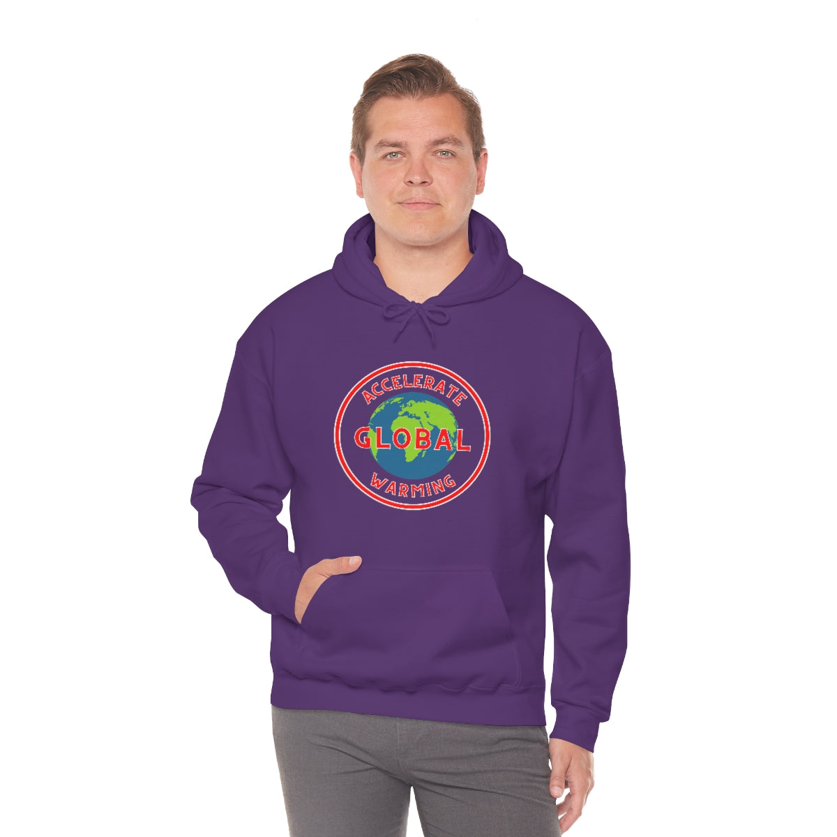 Accelerate Global Warming - Unisex Heavy Blend™ Hooded Sweatshirt - ALL COLORS - Hot Take