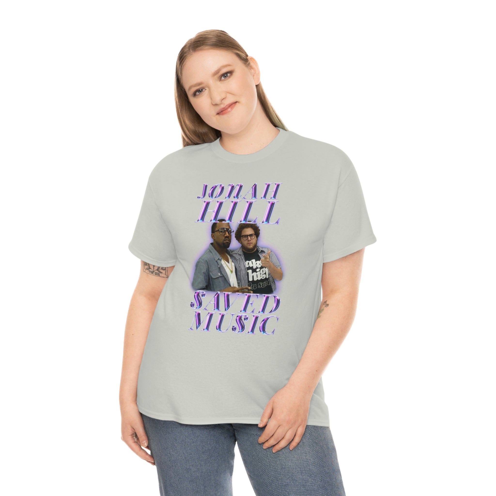 JONAH HILL SAVED MUSIC (KANYE) - Unisex Heavy Cotton Tee