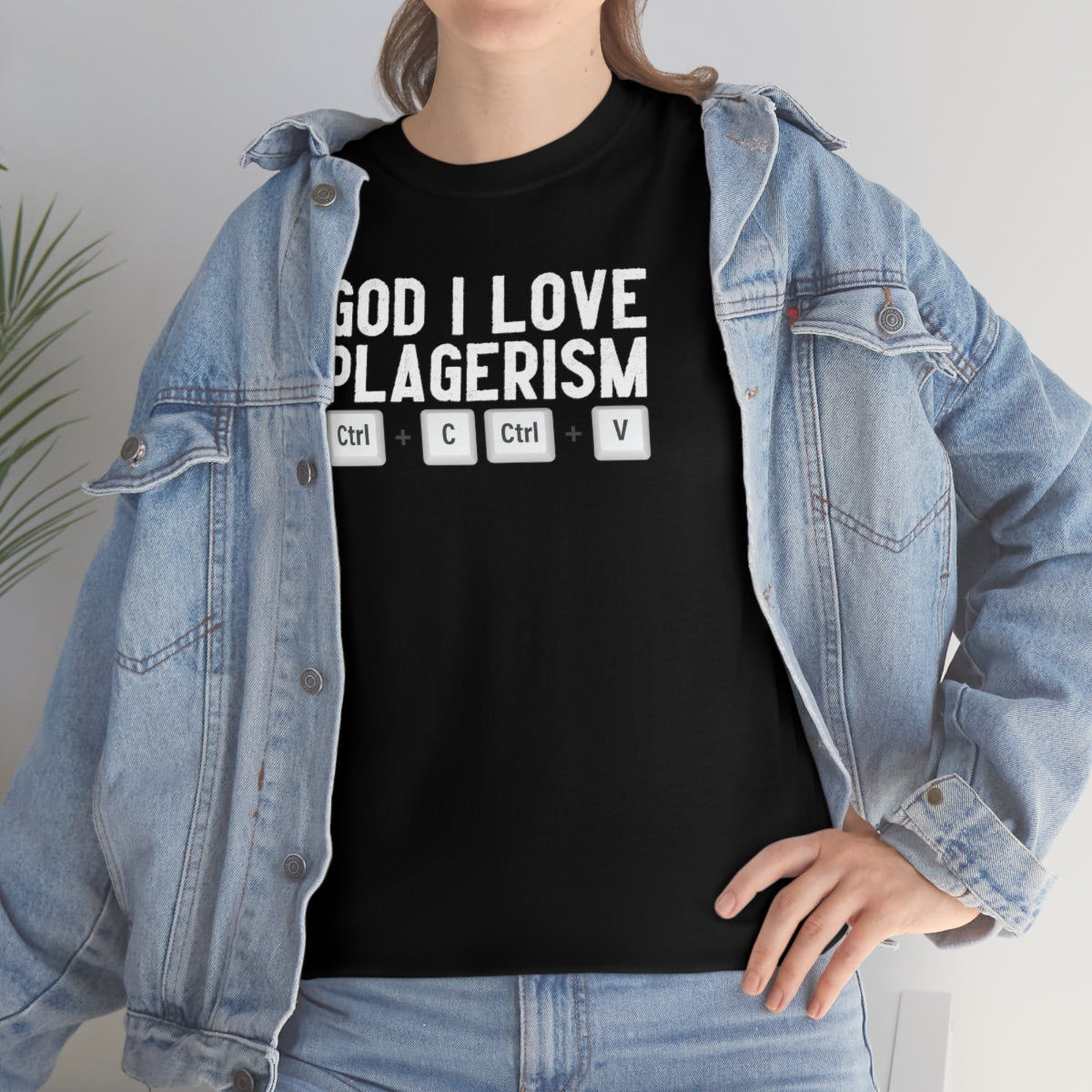 God I Love Plagerism - Unisex Heavy Cotton Tee - All Colors