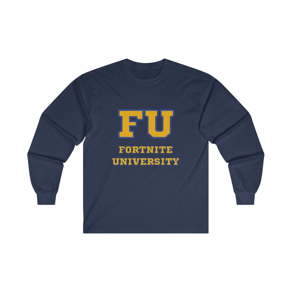 FU - Fortnite University - Ultra Cotton Long Sleeve Tee - All Colors