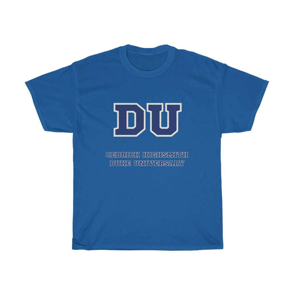 Cedric Highsmith Duke Universary - Unisex Heavy Cotton Tee