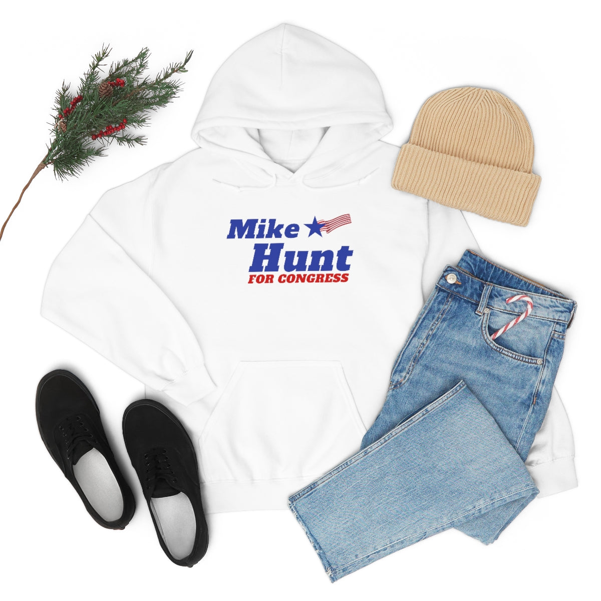 Mike Hunt - Unisex Heavy Blend™ Hooded Sweatshirt