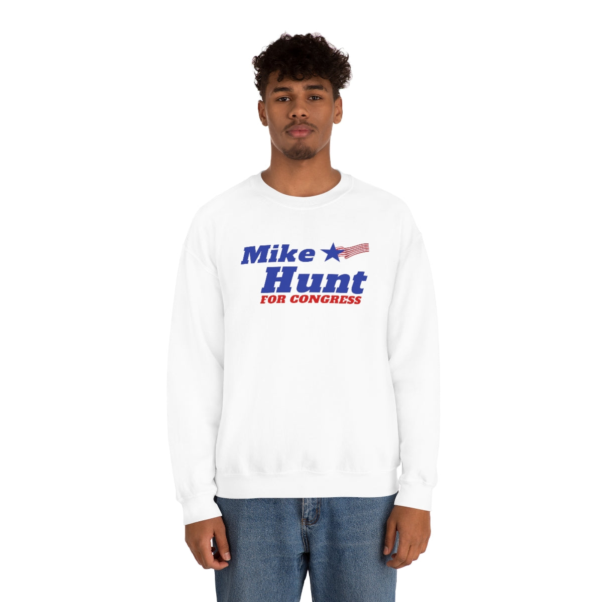 Mike Hunt - Unisex Heavy Blend™ Crewneck Sweatshirt