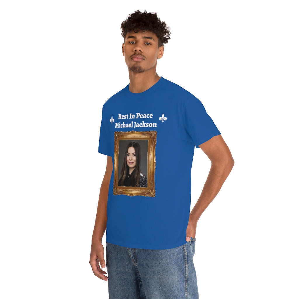 Rest In Peace Michael Jackson (Miranda Cosgrove from iCarly) - Unisex Heavy Cotton Tee - All Colors