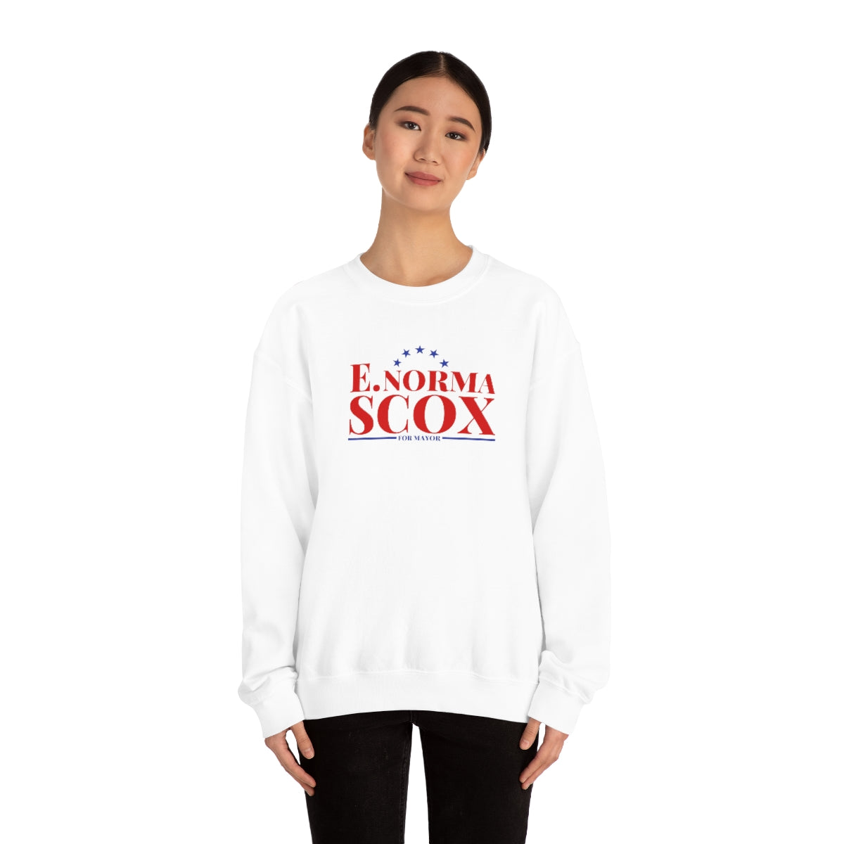 E. Norma Scox - Unisex Heavy Blend™ Crewneck Sweatshirt