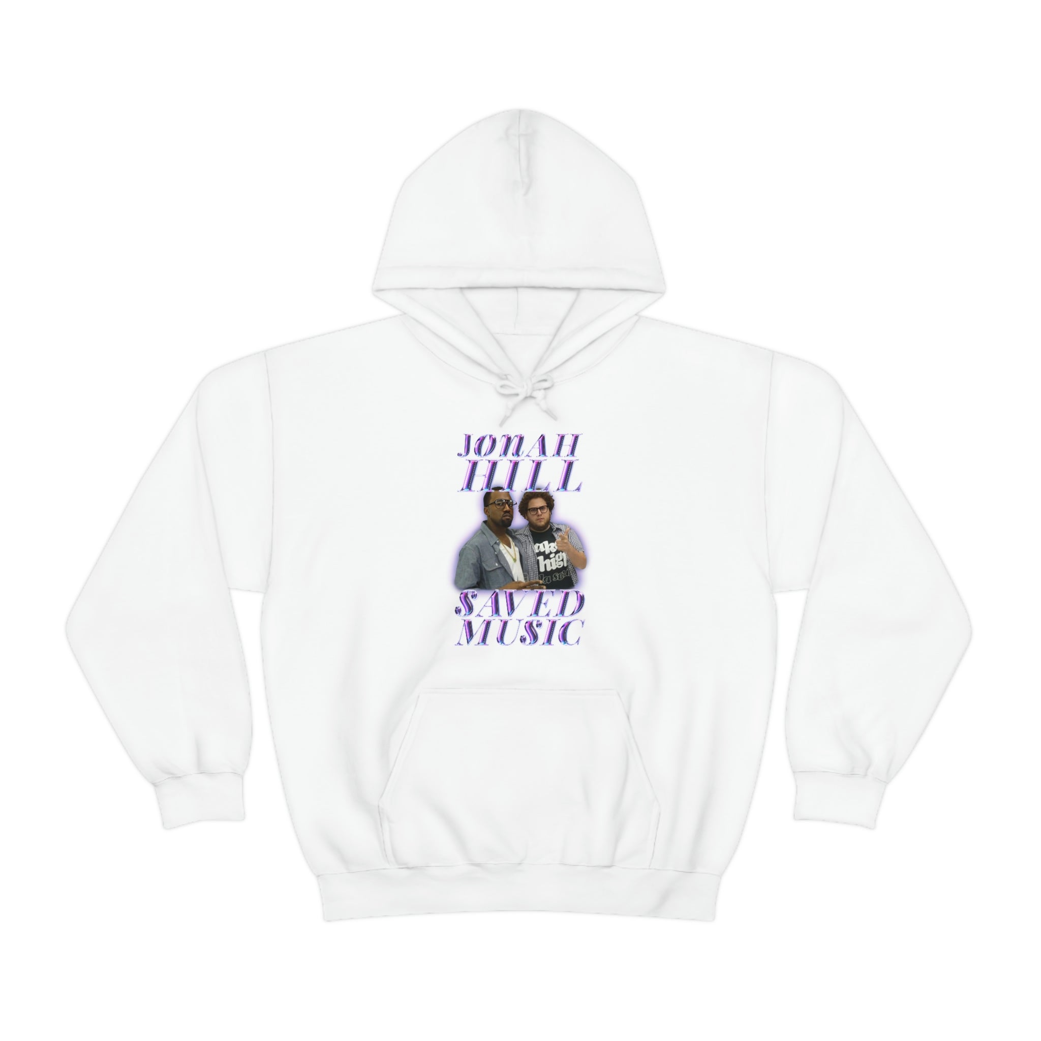 JONAH HILL SAVED MUSIC (KANYE) - Unisex Heavy Blend™ Hooded Sweatshirt