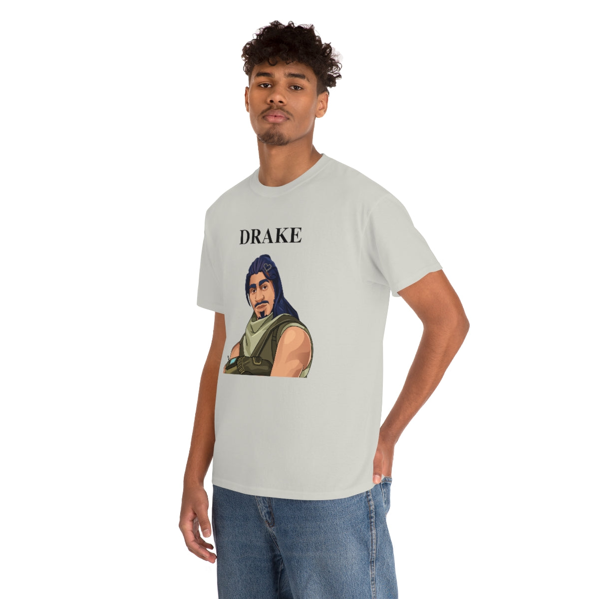 Drake Fortnite Default skin - Unisex Heavy Cotton Tee - All Colors