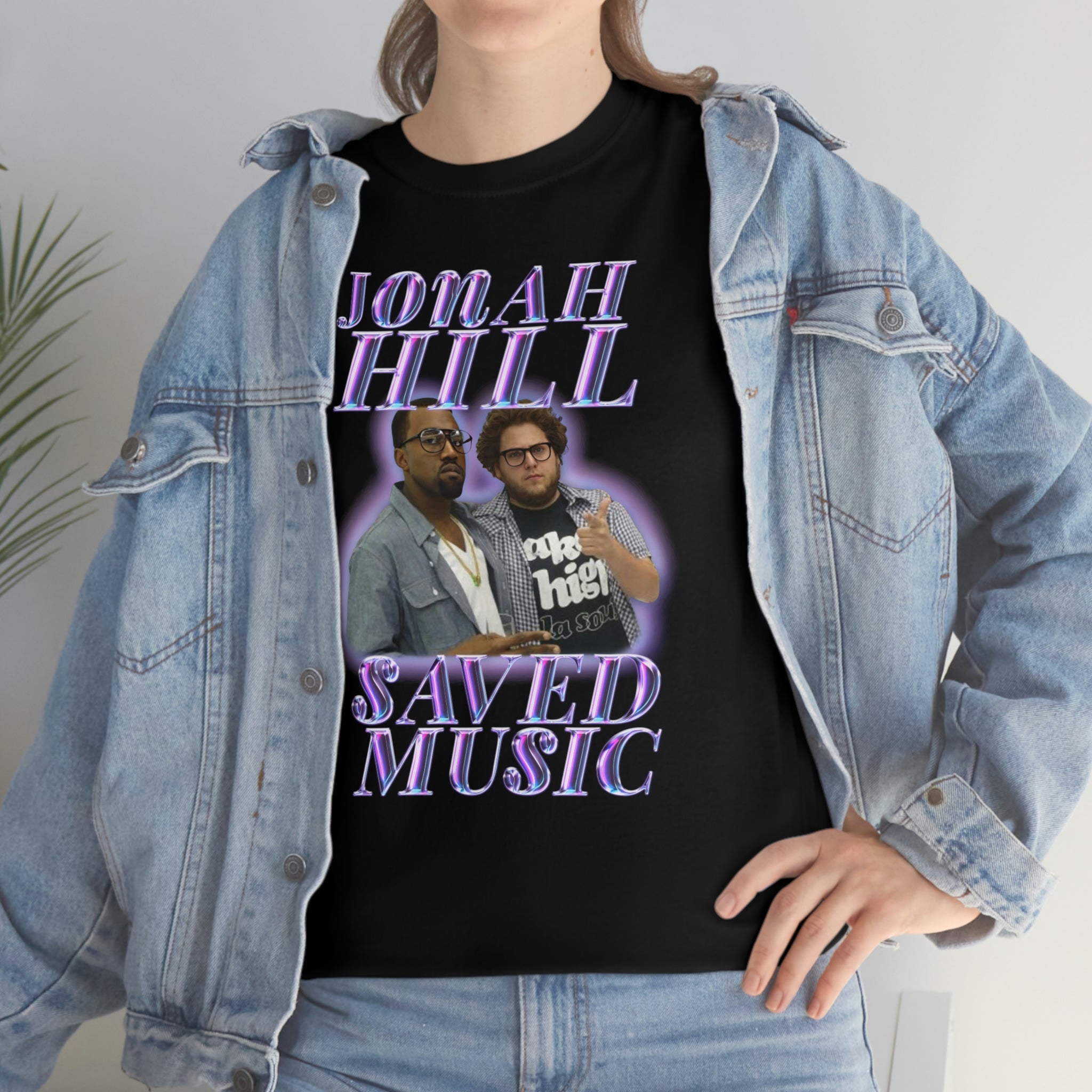 JONAH HILL SAVED MUSIC (KANYE) - Unisex Heavy Cotton Tee