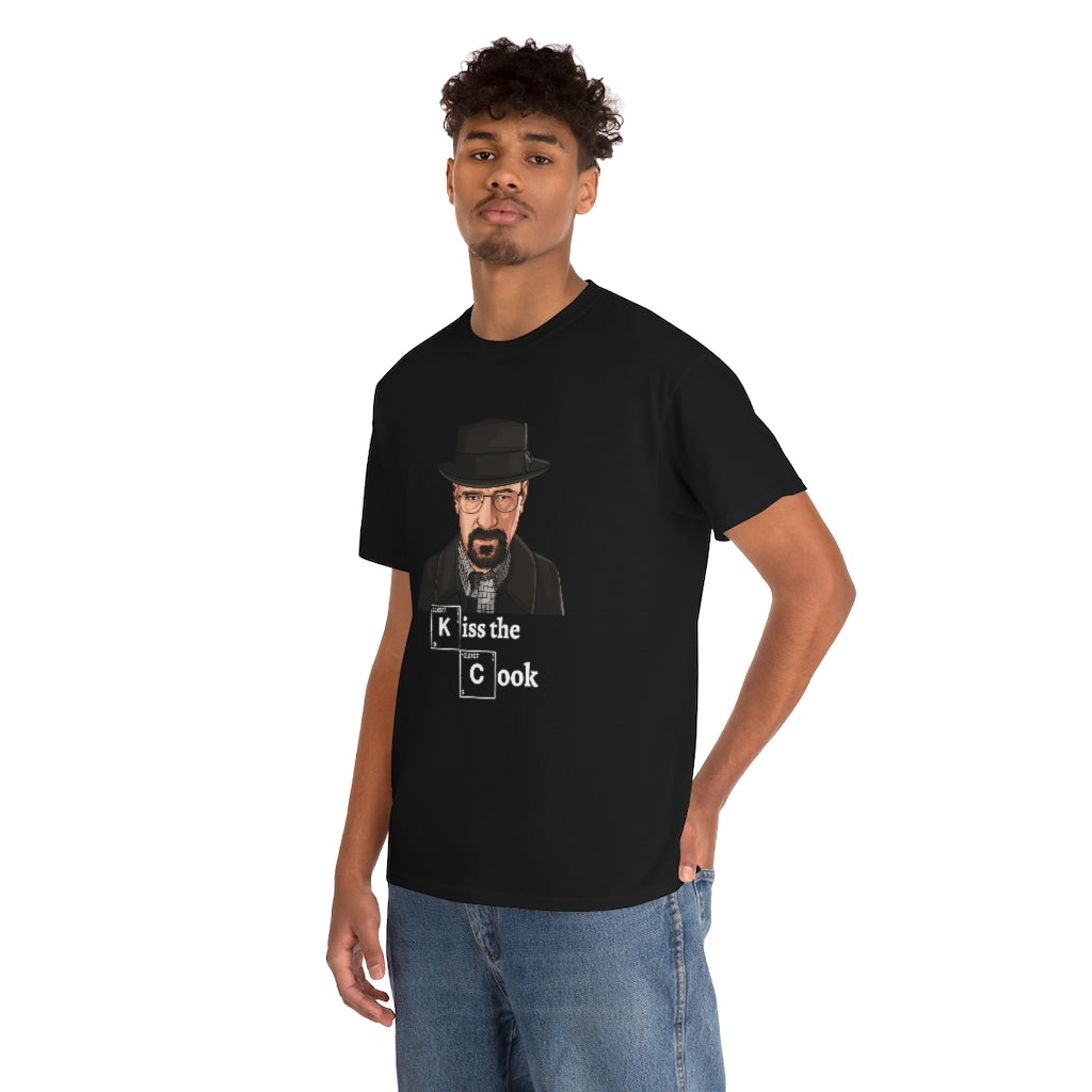 Walter White Kiss the Cook - Unisex Heavy Cotton Tee - All Colors