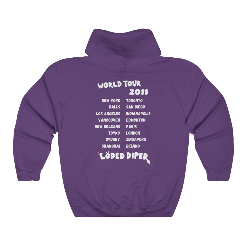 Loded Diper World Tour - Unisex Heavy Blend™ Hooded Sweatshirt - ALL COLORS