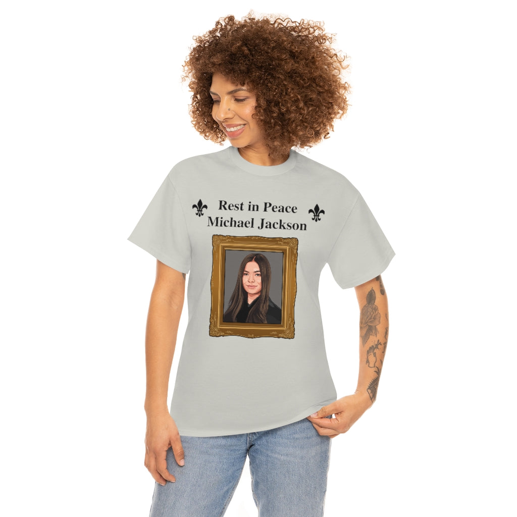 Rest In Peace Michael Jackson (Miranda Cosgrove from iCarly) - Unisex Heavy Cotton Tee - All Colors