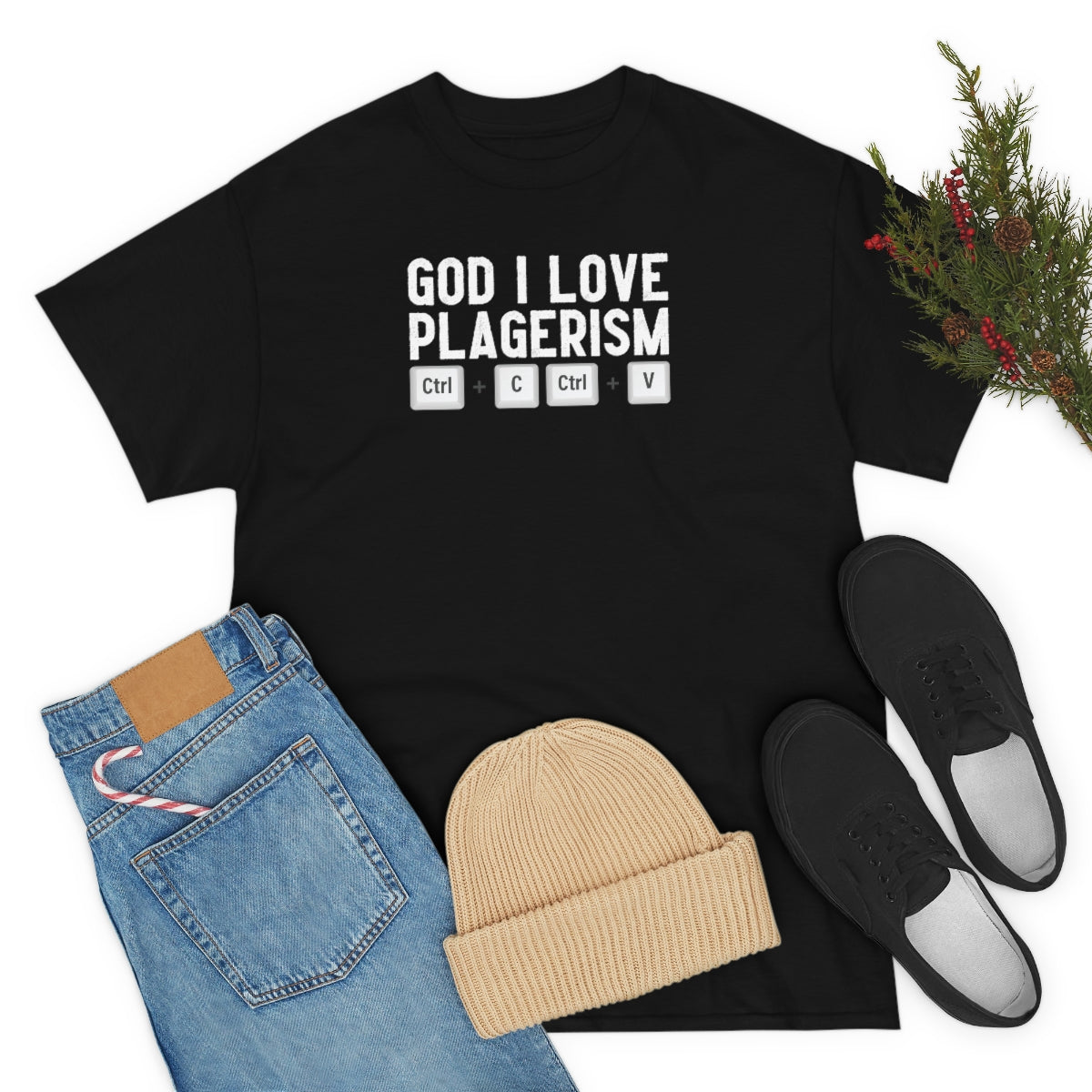 God I Love Plagerism - Unisex Heavy Cotton Tee - All Colors