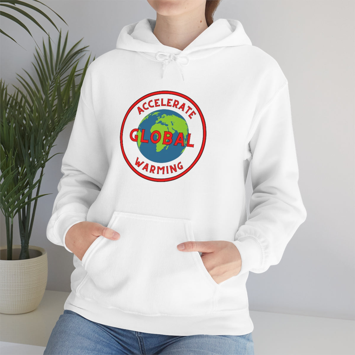 Accelerate Global Warming - Unisex Heavy Blend™ Hooded Sweatshirt - ALL COLORS - Hot Take