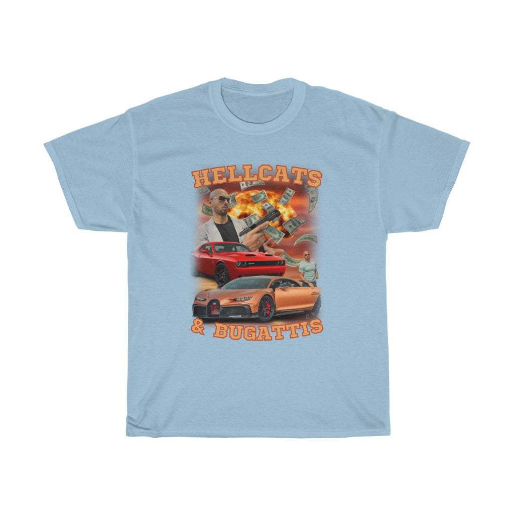 Hellcats and Bugattis - Unisex Heavy Cotton Tee