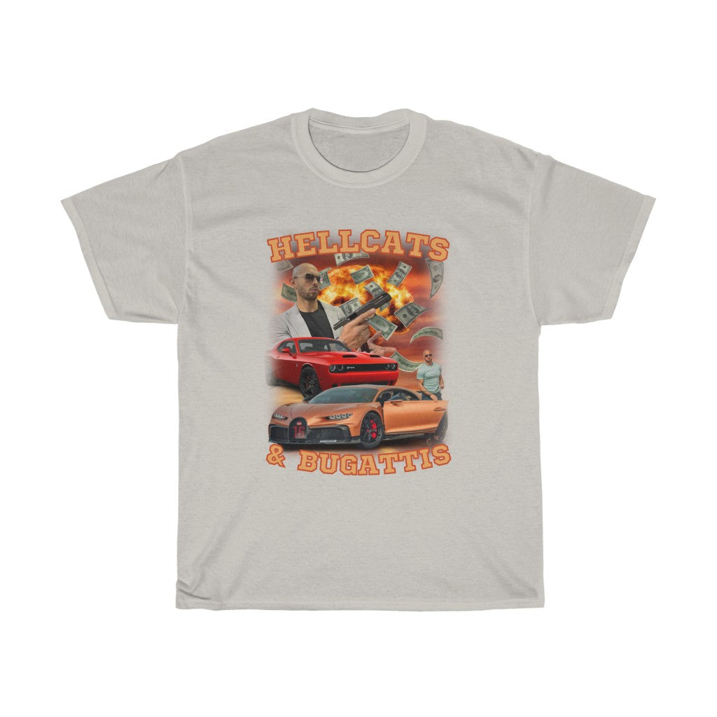 Hellcats and Bugattis - Unisex Heavy Cotton Tee