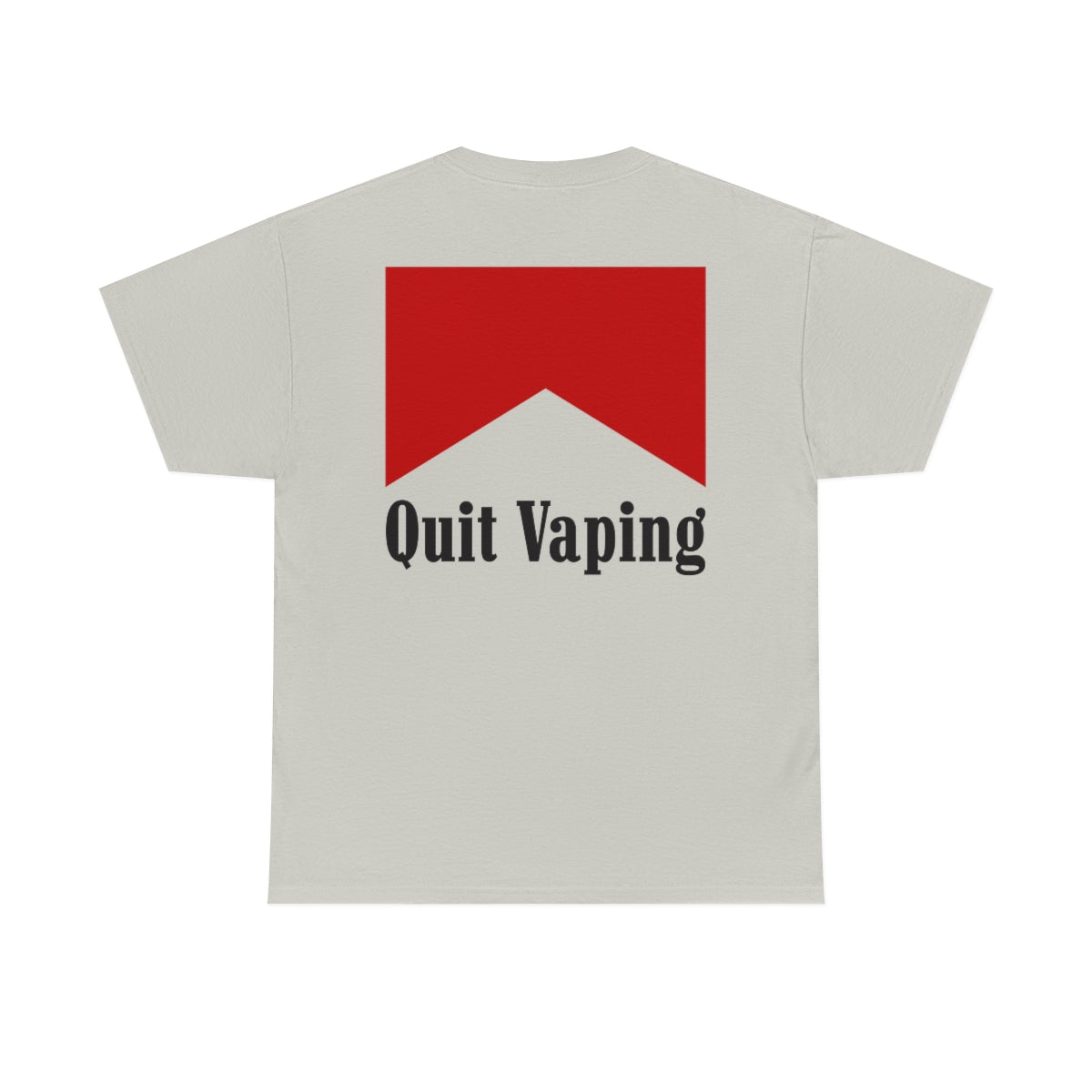 Marlboro Quit Vaping (design on back) - Unisex Heavy Cotton Tee - All Colors