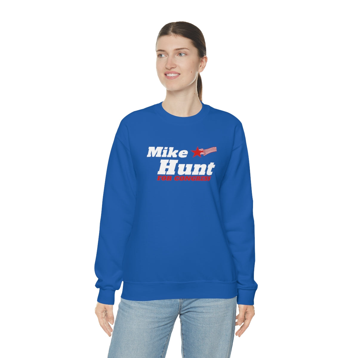 Mike Hunt - Unisex Heavy Blend™ Crewneck Sweatshirt