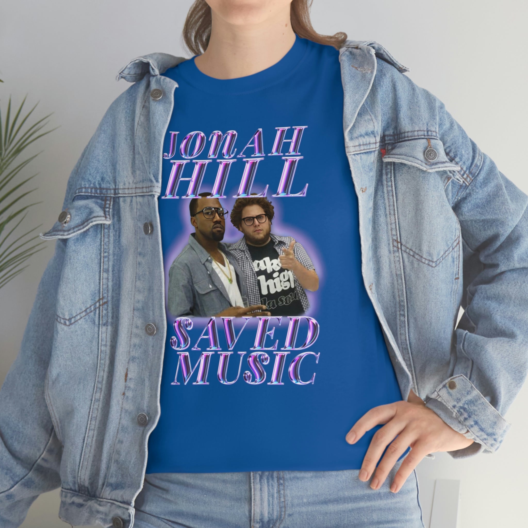 JONAH HILL SAVED MUSIC (KANYE) - Unisex Heavy Cotton Tee