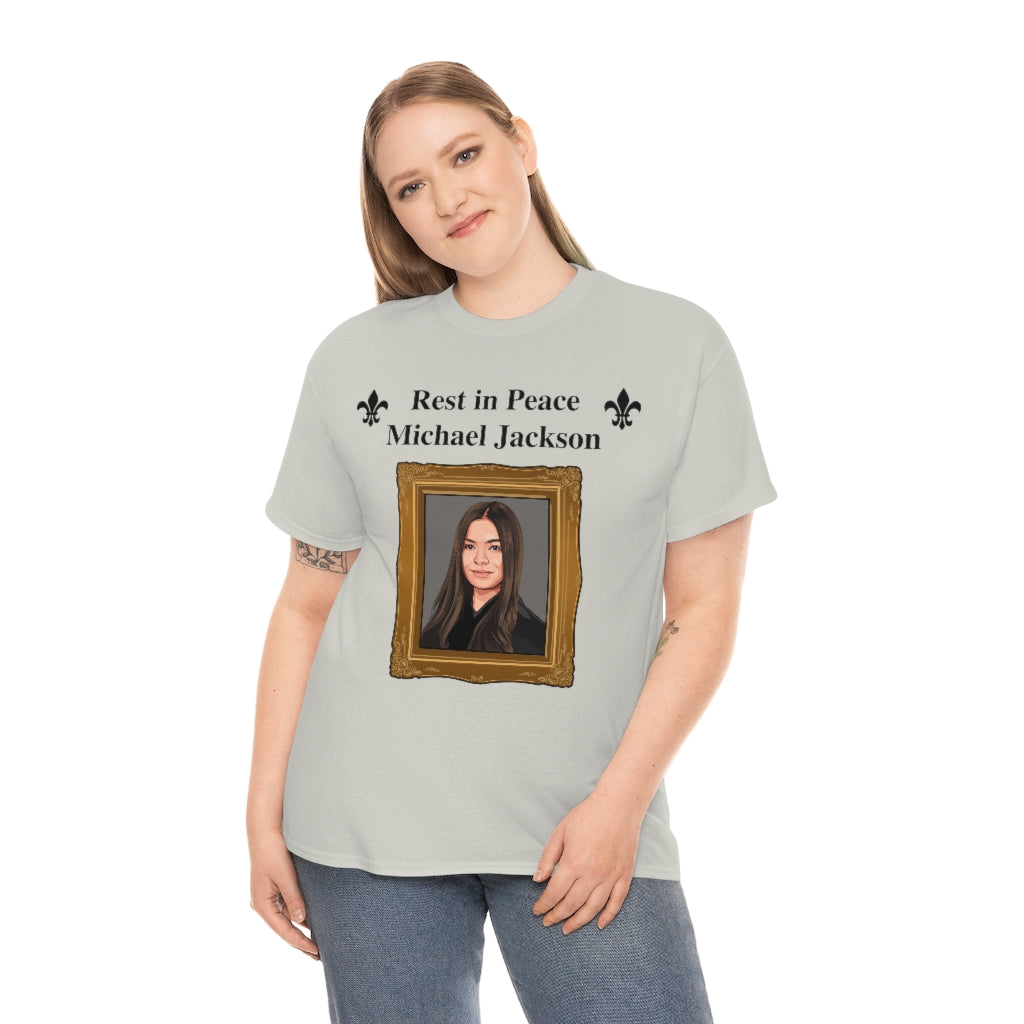 Rest In Peace Michael Jackson (Miranda Cosgrove from iCarly) - Unisex Heavy Cotton Tee - All Colors