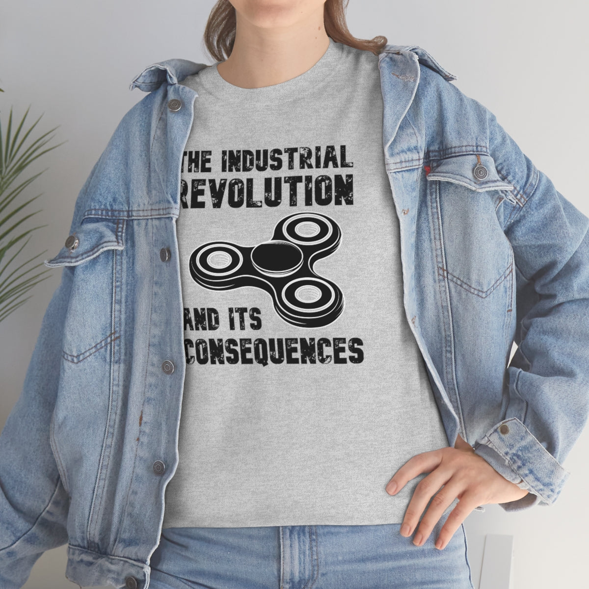 The Industrial Revolution and its Consequences Fidget Spinner - Unisex Heavy Cotton Tee - All Colors